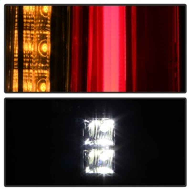 SPYDER xTune GMC Yukon 15-17 LED Tail Lights (Escalade Style) - Black ALT-JH-GY15-2IN1LED-BK 9039775