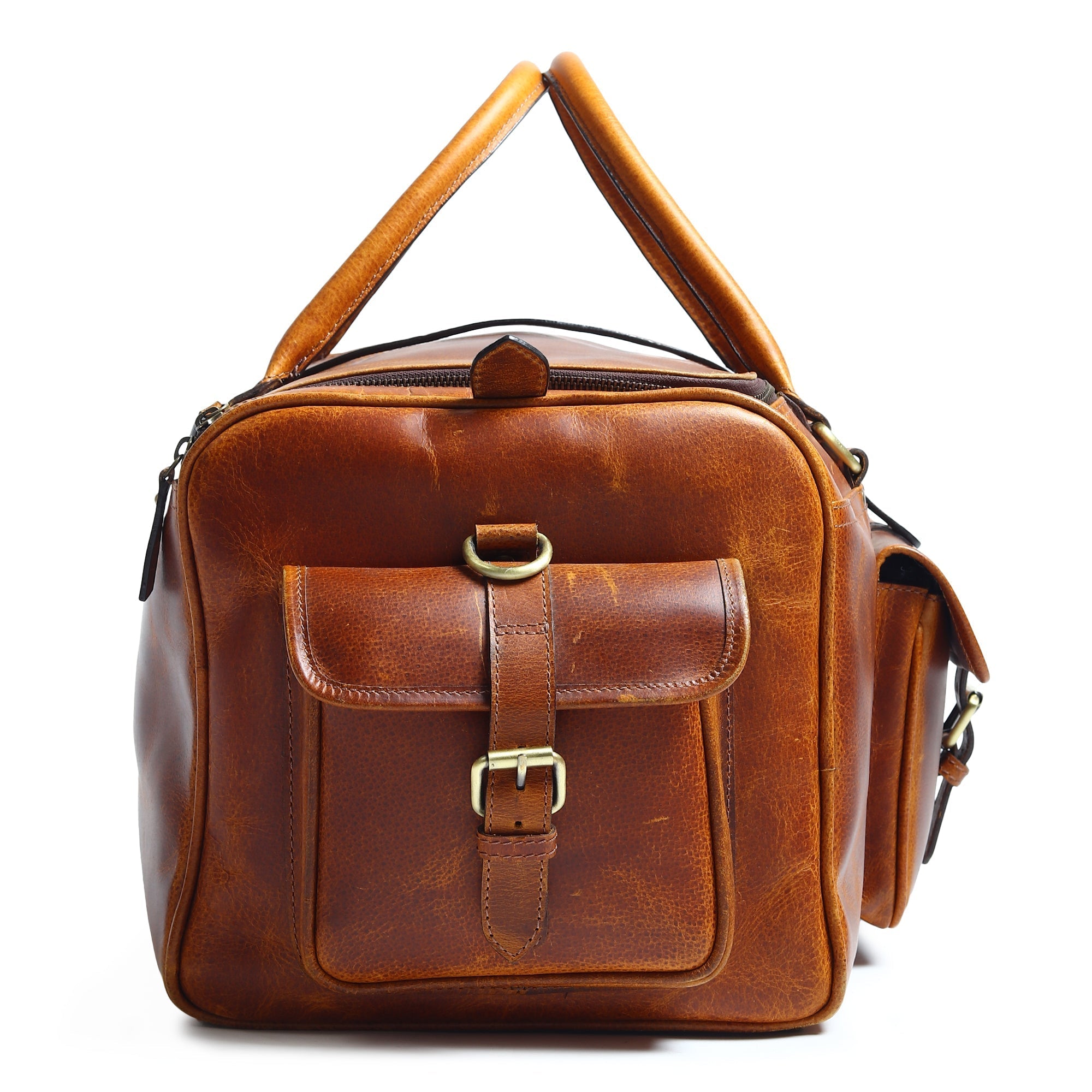 Berlin Leather Weekender Duffle Bag - PhishStones Products