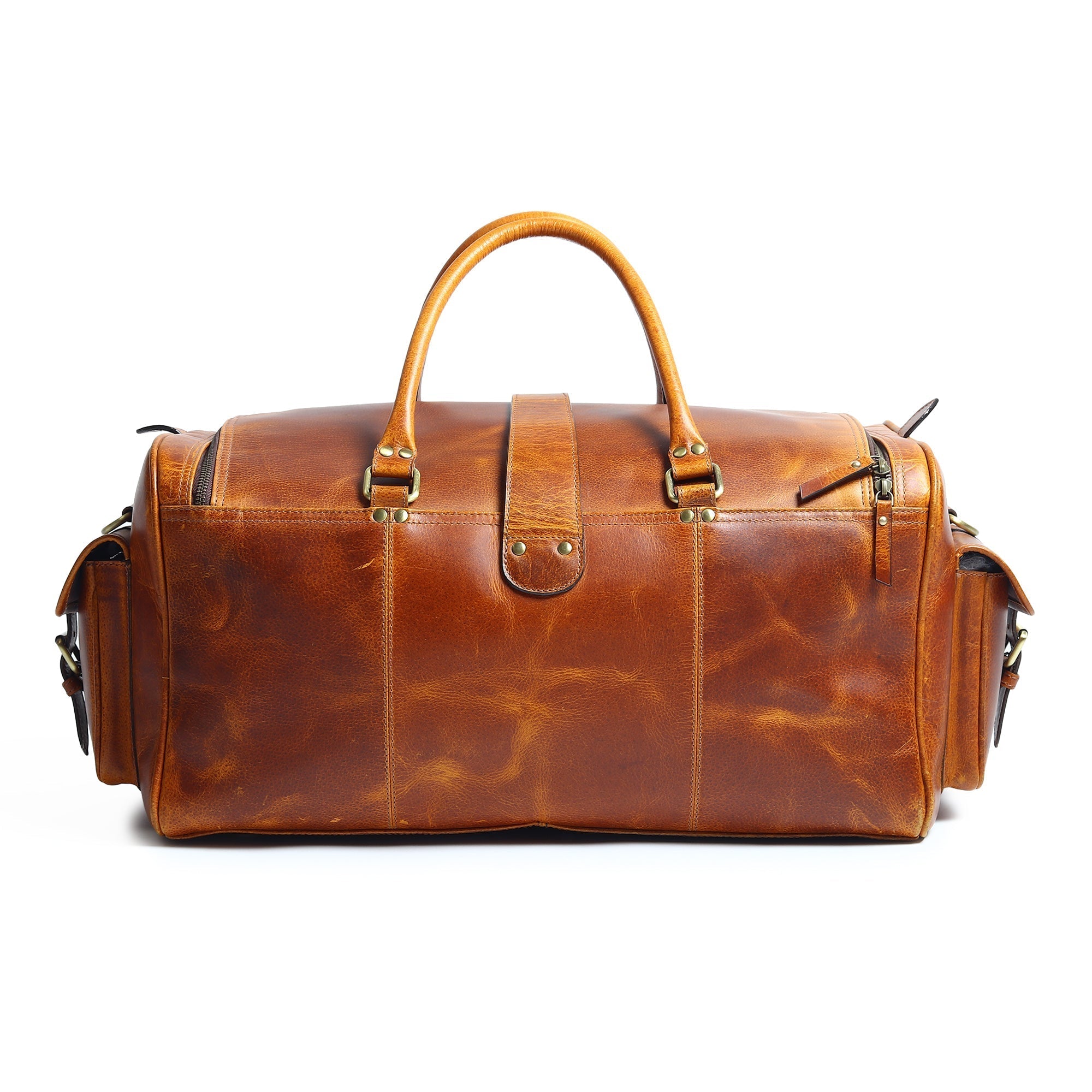 Berlin Leather Weekender Duffle Bag - PhishStones Products