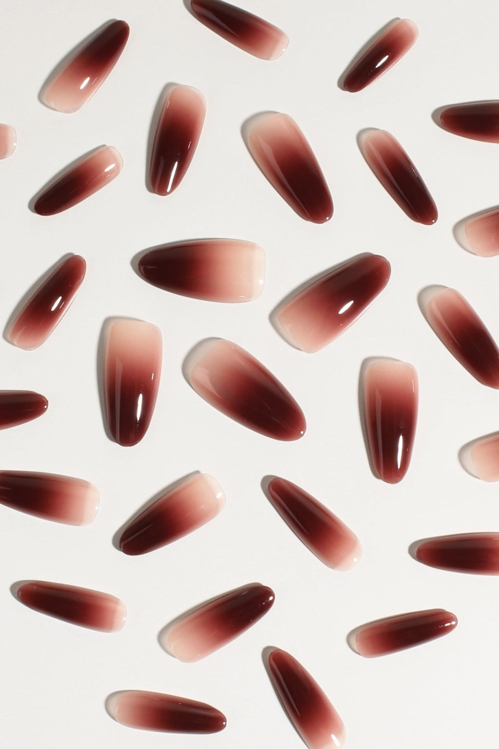 Berry Cocoa Drip | Soft & Durable Press - On Nails - PhishStones Products