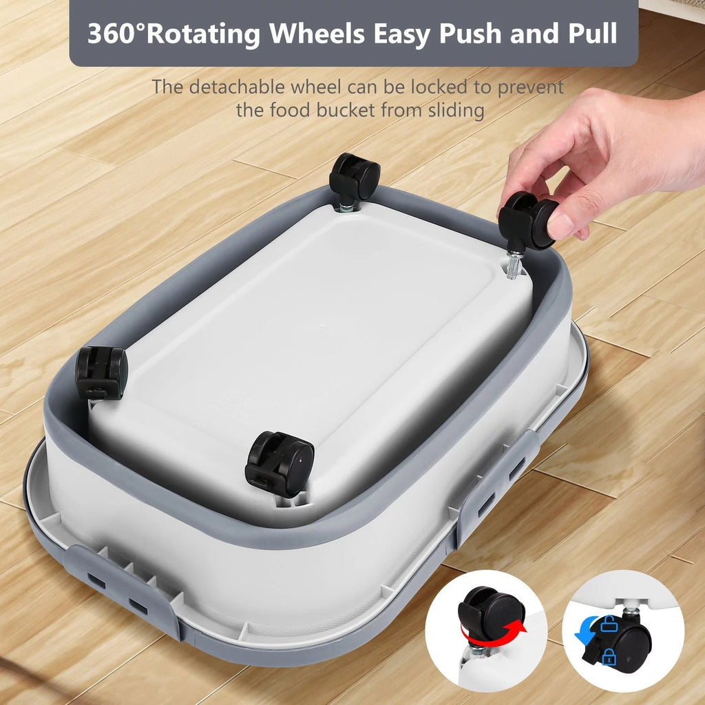 Best 20 Lb Pet Food Containers with Wheels and Lids - PhishStones Products