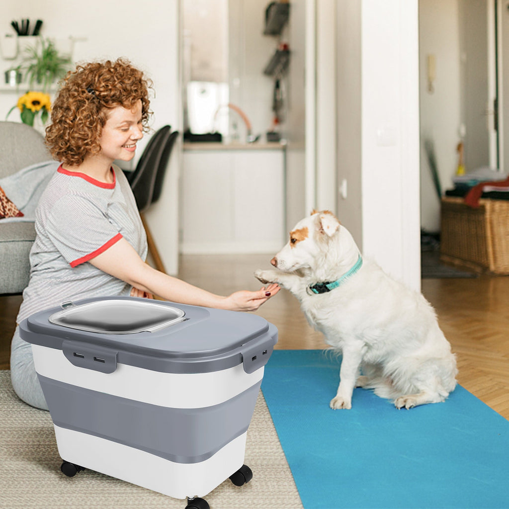 Best 20 Lb Pet Food Containers with Wheels and Lids - PhishStones Products