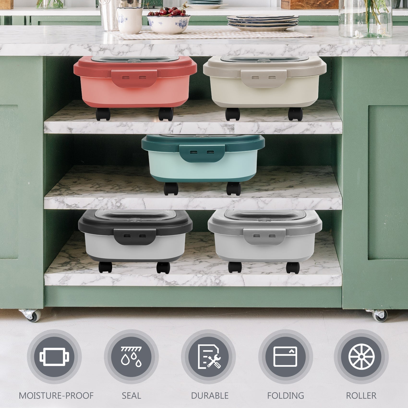 Best 20 Lb Pet Food Containers with Wheels and Lids - PhishStones Products