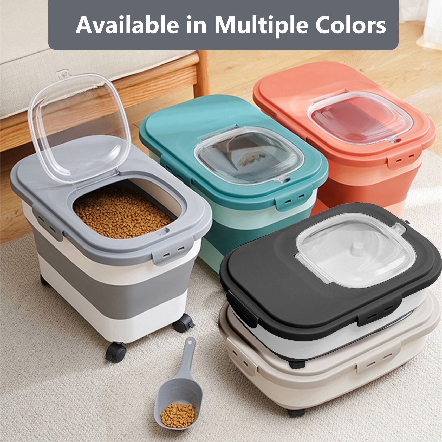 Best 20 Lb Pet Food Containers with Wheels and Lids - PhishStones Products