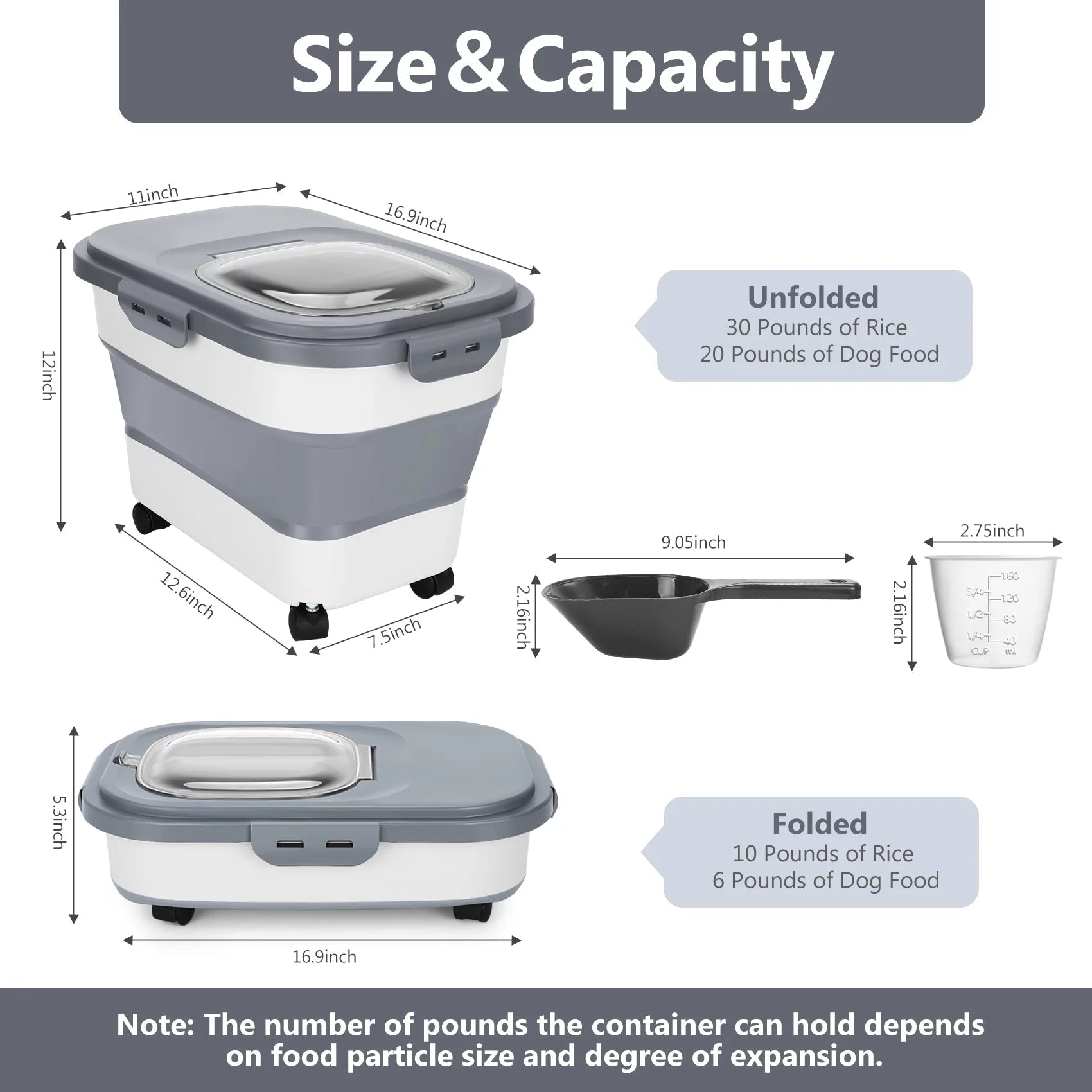 Best 20 Lb Pet Food Containers with Wheels and Lids - PhishStones Products