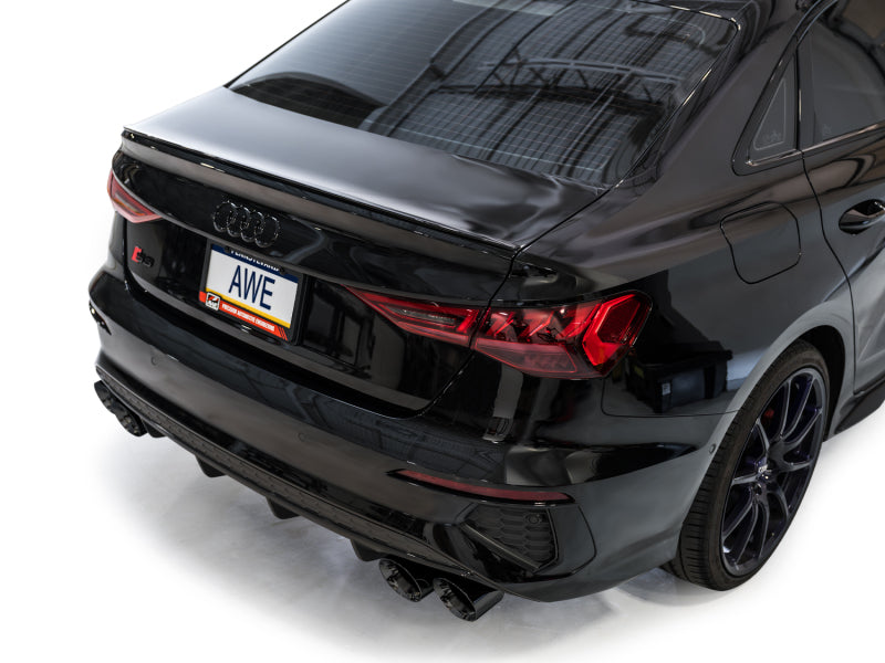 AWE Tuning AWE 22-24 Audi 8Y S3 Track Edition Exhaust  - Diamond Black Tips 3020-43897