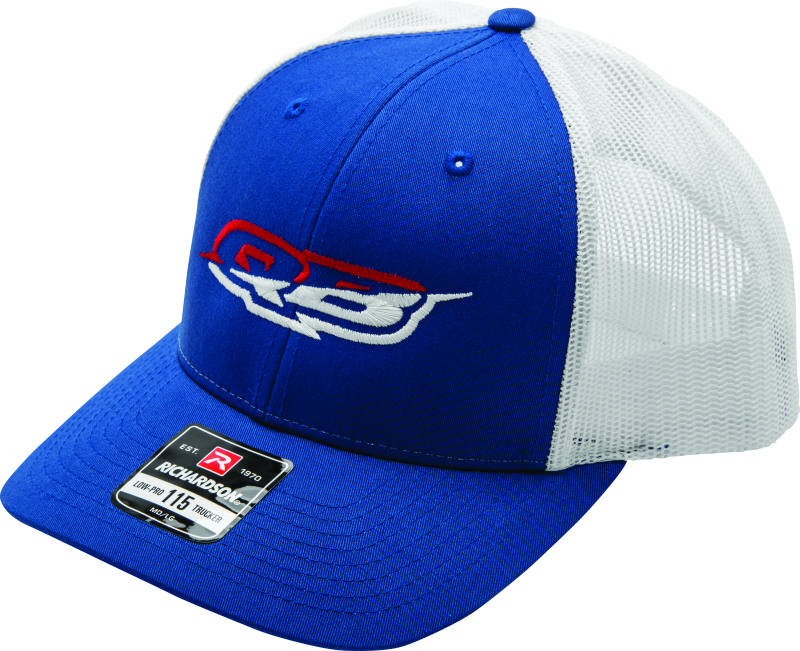 QuadBoss, QuadBoss Red and White Merica Trucker Hat with Adjustable Snapback