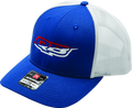 QuadBoss, QuadBoss Red and White Merica Trucker Hat with Adjustable Snapback