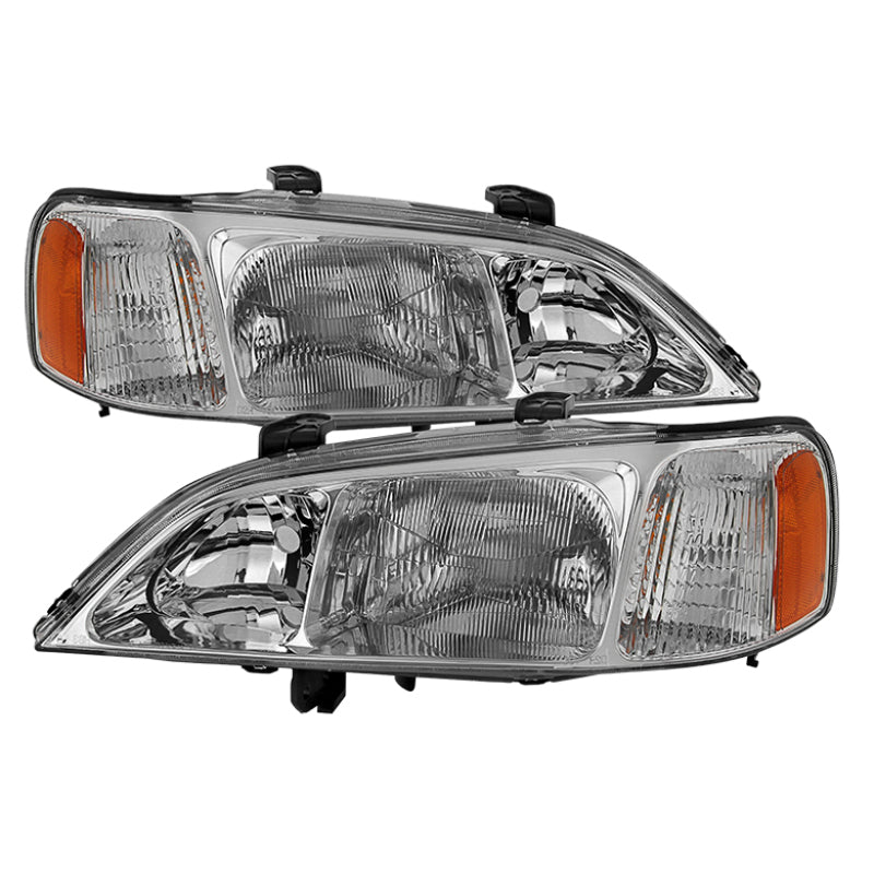 SPYDER Xtune Acura Tl 1999-2001 OEM Style Headlights Chrome HD-JH-ATL99-AM-C 9029530