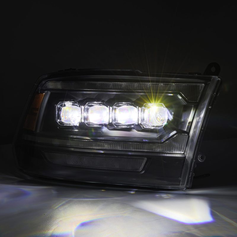 AlphaRex 09-18 Ram 2500 NOVA LED Proj Headlights Plank Style Chrome w/Activ Light/Seq Signal/DRL 880556 *Discontinued
