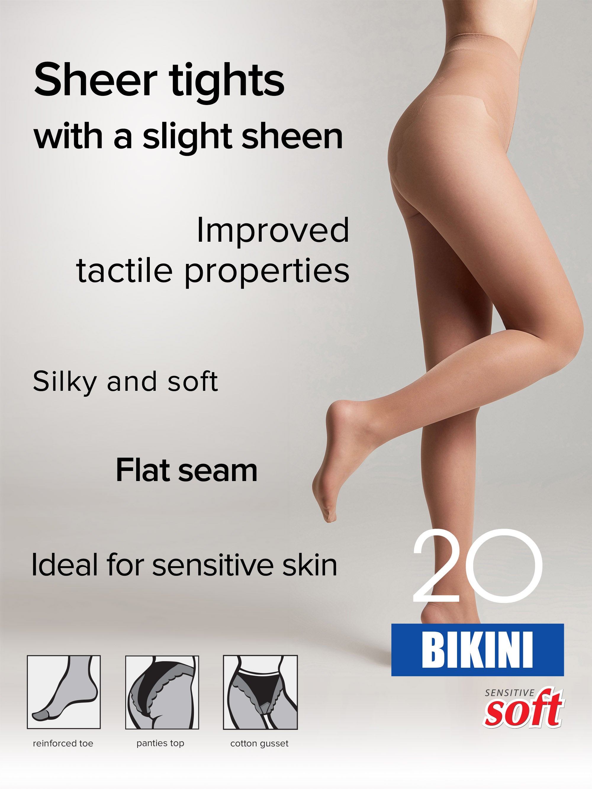 Tights Conte Bikini 20 Den - Ajour Top