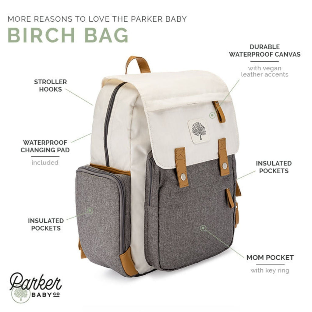 Birch Bag - Diaper Backpack - PhishStones Products