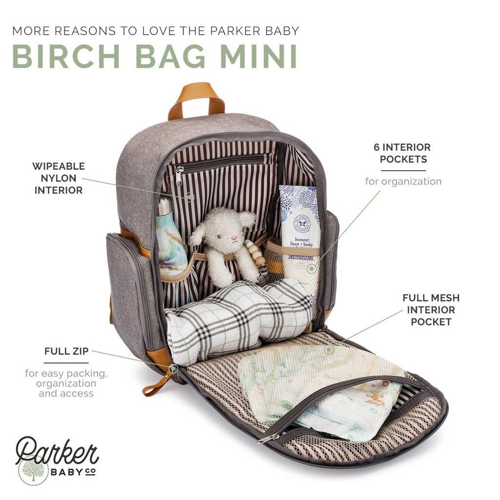 Birch Bag Mini - Diaper Backpack - PhishStones Products