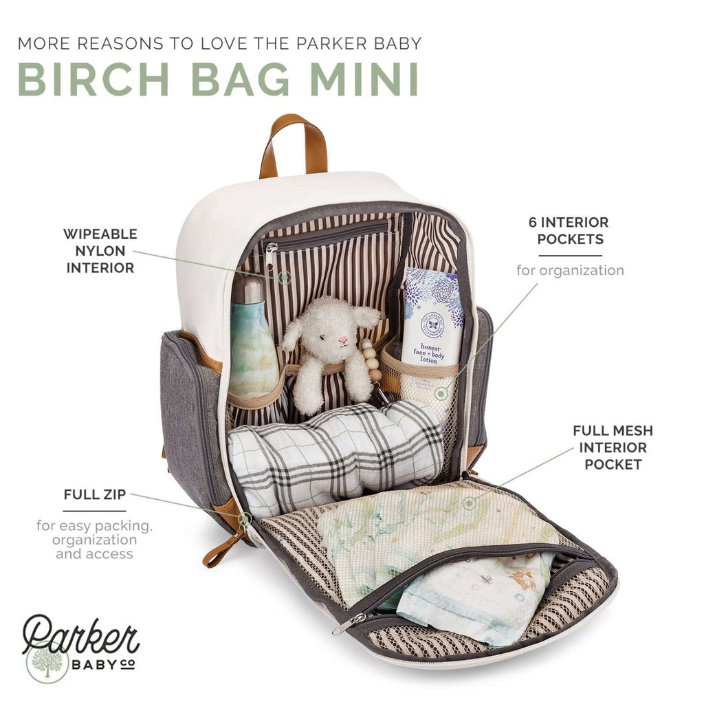 Birch Bag Mini - Diaper Backpack - PhishStones Products