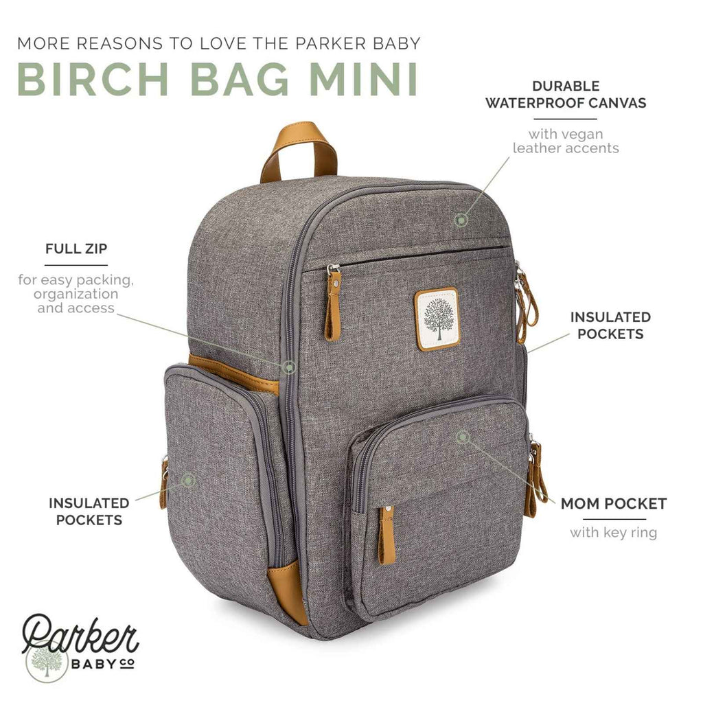 Birch Bag Mini - Diaper Backpack - PhishStones Products