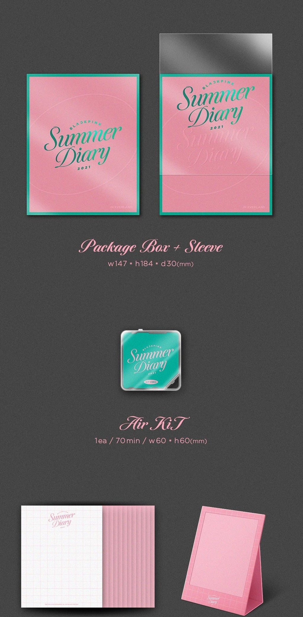 BLACKPINK Official 2021 Summer Diary