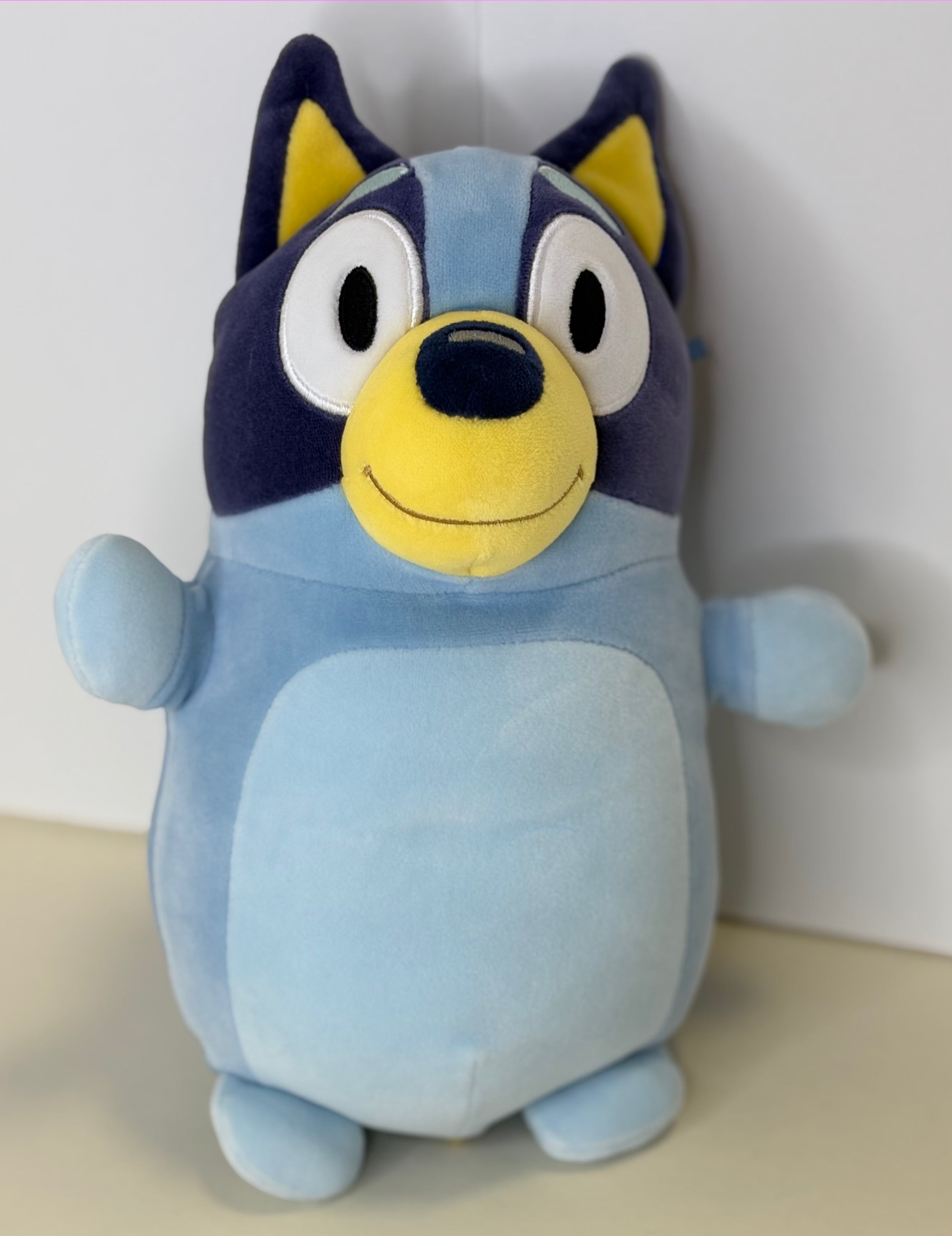 BOGO! Medium Squishy Cuddlers Super Soft Plush Pet Toys: Squeak & NO Squeak