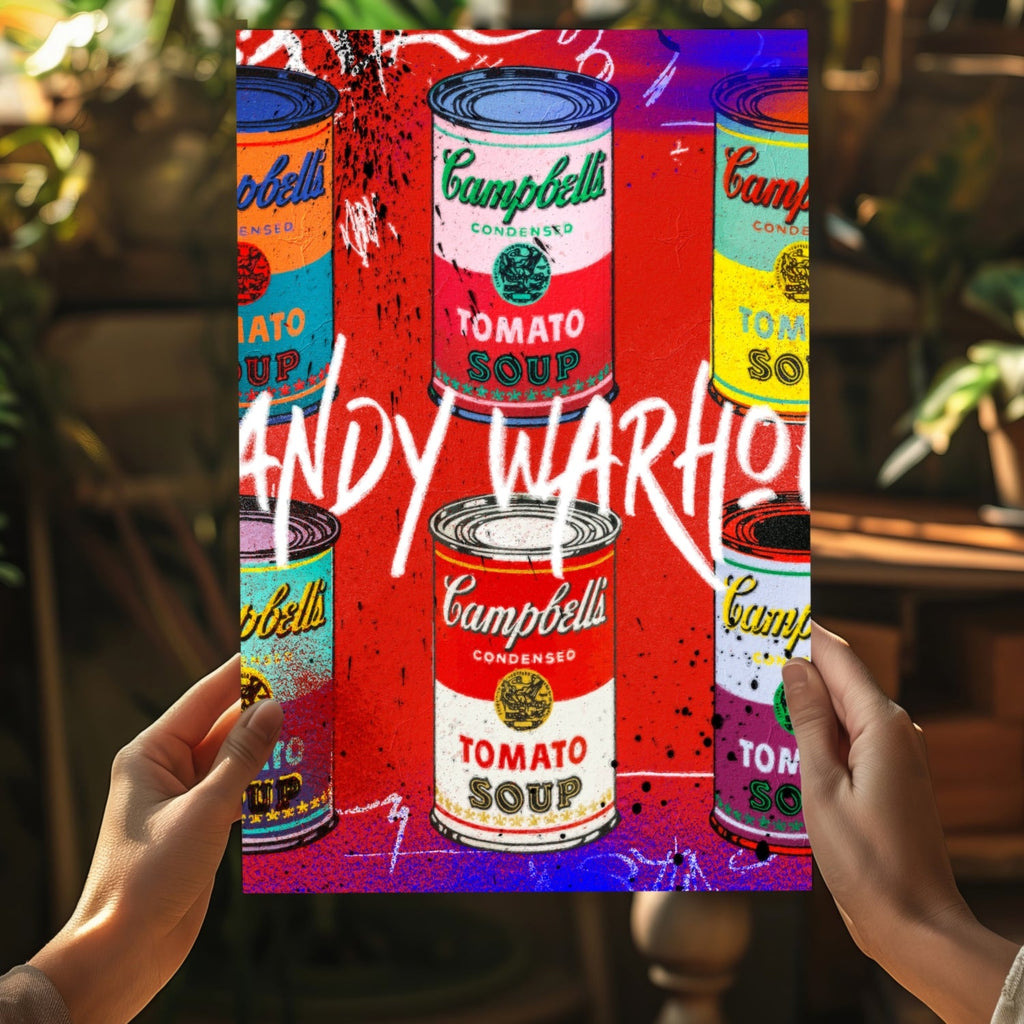 Pop Art Soup Cans Aluminum Print