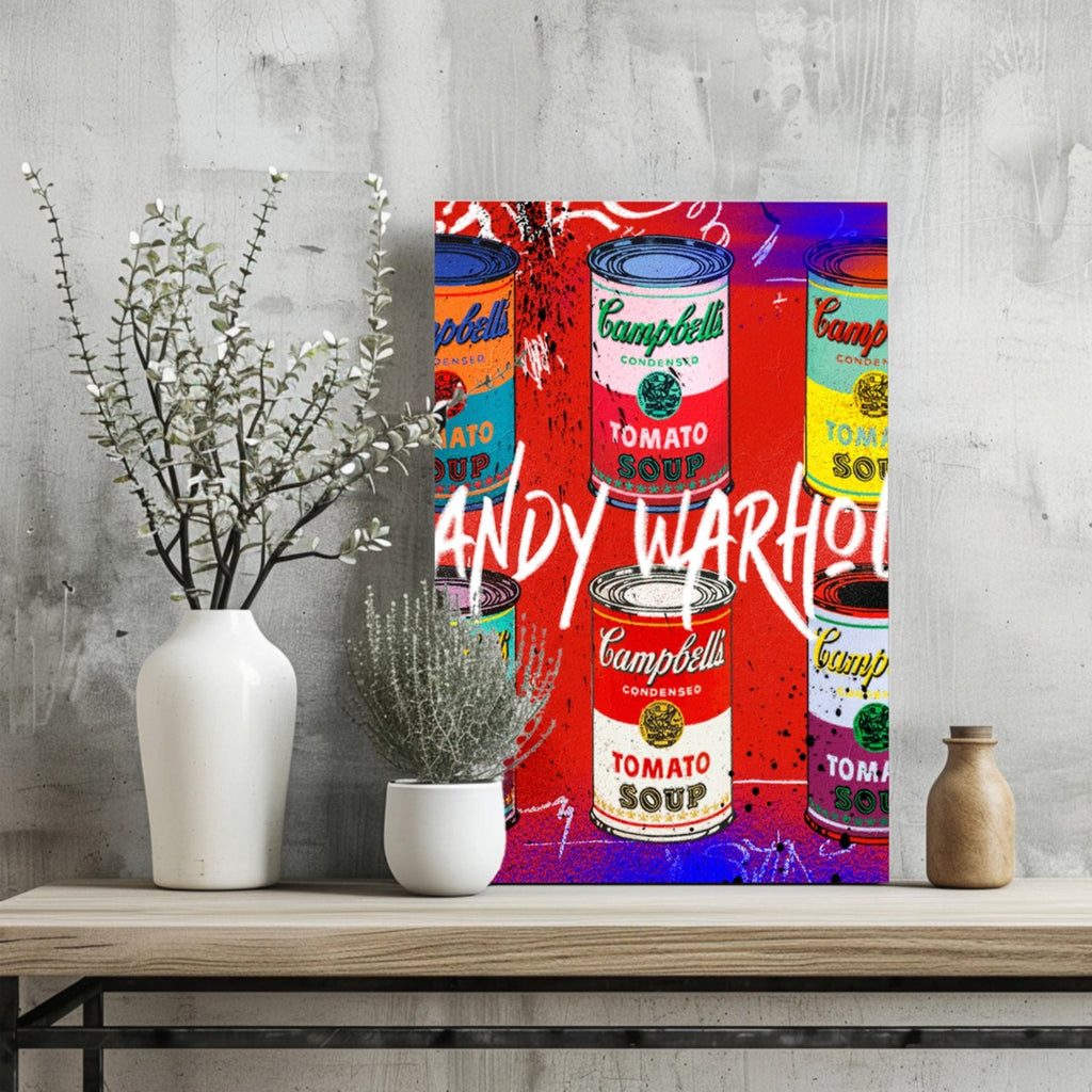 Pop Art Soup Cans Aluminum Print