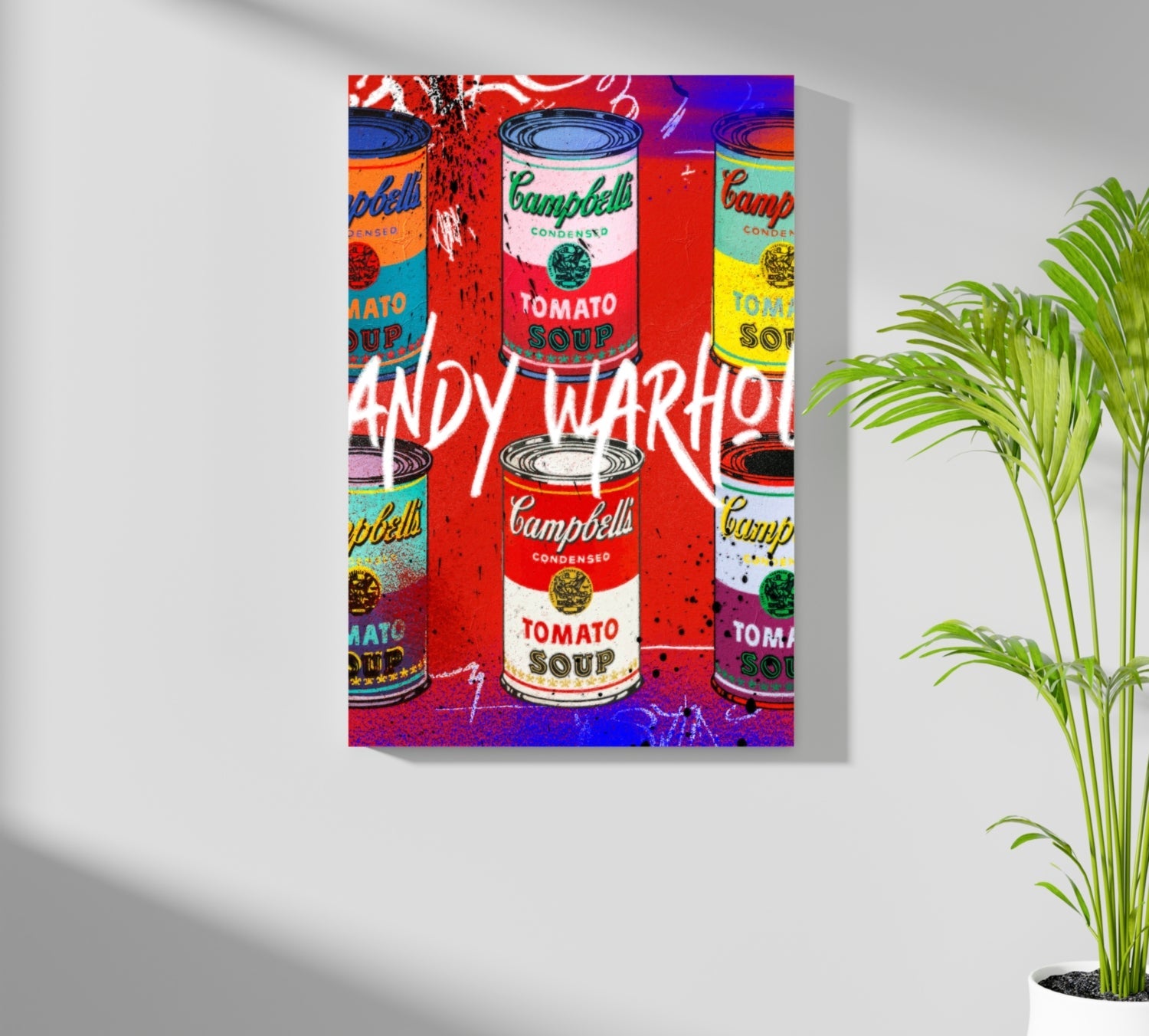Pop Art Soup Cans Aluminum Print