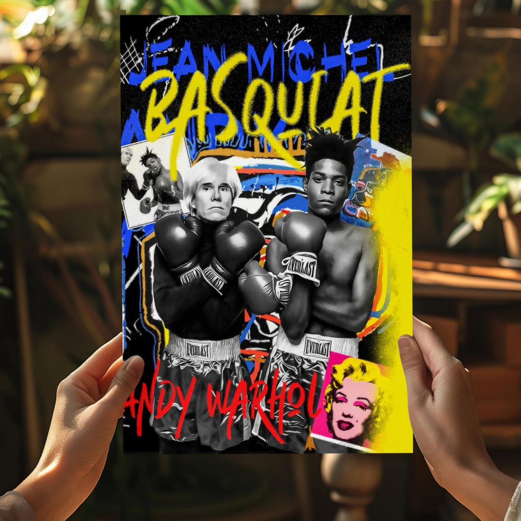 Graffiti Boxers Pop Art Aluminum Print