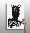 Black Crown Silhouette Aluminum Print