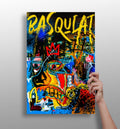 Vivid Graffiti Face Aluminum Print