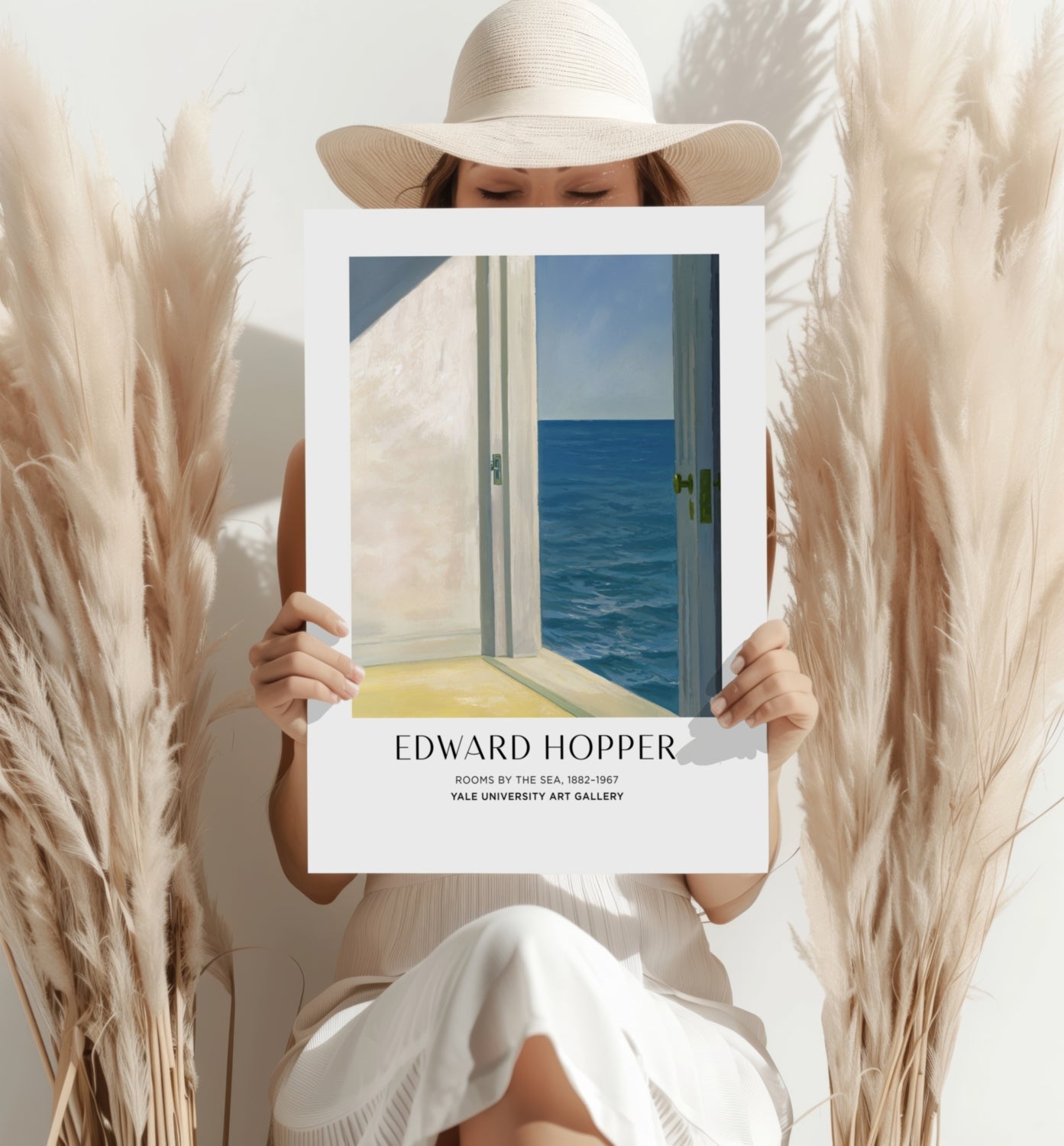 Open Door Room by the Sea Aluminum Print