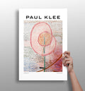 Klee Pink Blossom on Dotted Field Abstract Aluminum Print