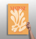 Matisse Orange Cut Paper Coral Leaf Shape Aluminum Print
