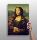 Mona Lisa Classic Renaissance Smiling Lady Portrait Aluminum Print