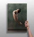 Arched Leap Ballet Dancer Aluminum Print
