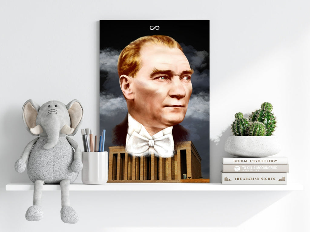 Ataturk and Anitkabir Aluminum Print