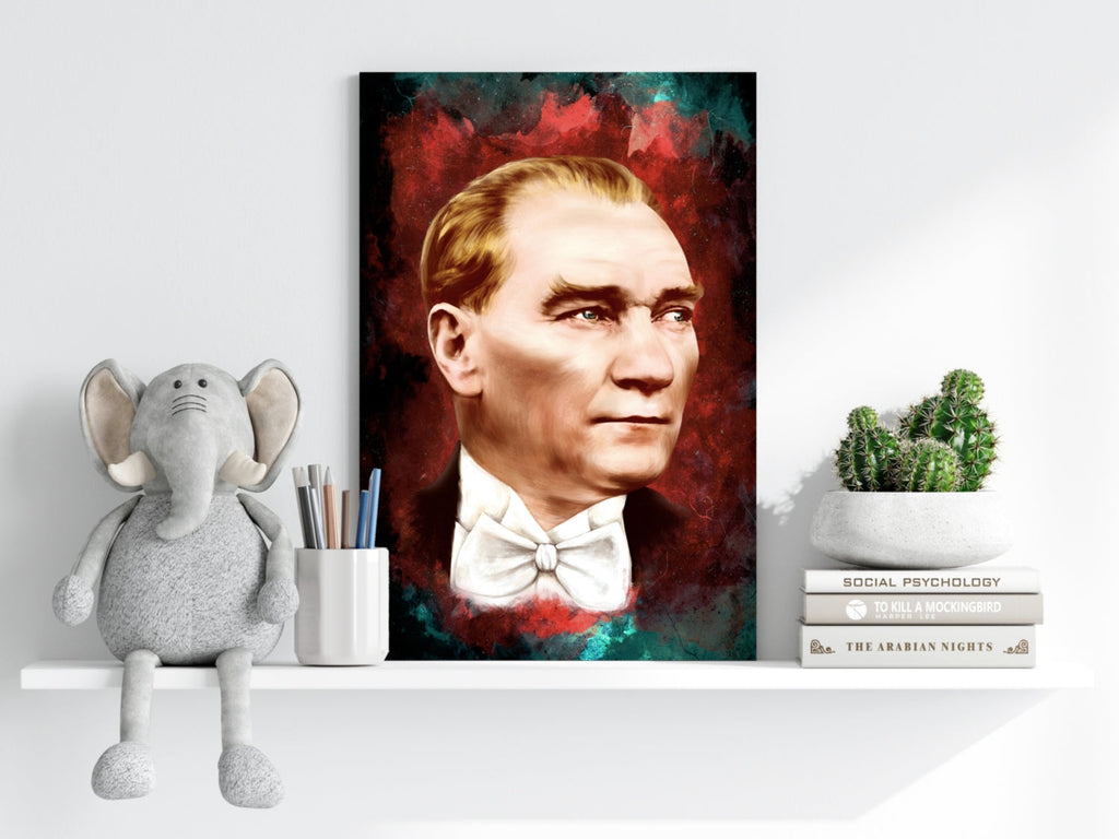 Ataturk Crimson Nebula Aluminum Print