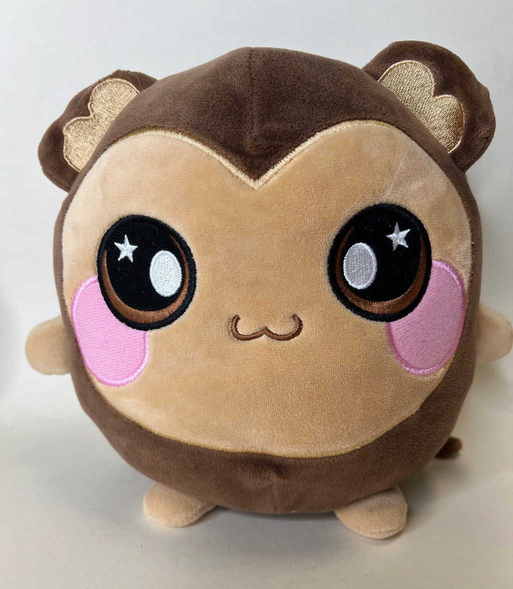BOGO! Medium Squishy Cuddlers Super Soft Plush Pet Toys: Squeak & NO Squeak