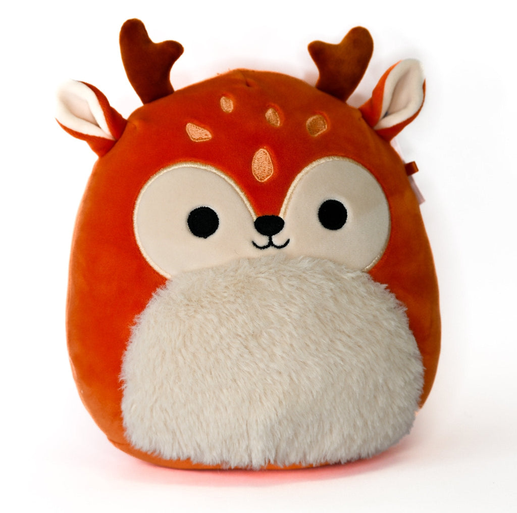 BOGO! Medium Squishy Cuddlers Super Soft Plush Pet Toys: Squeak & NO Squeak