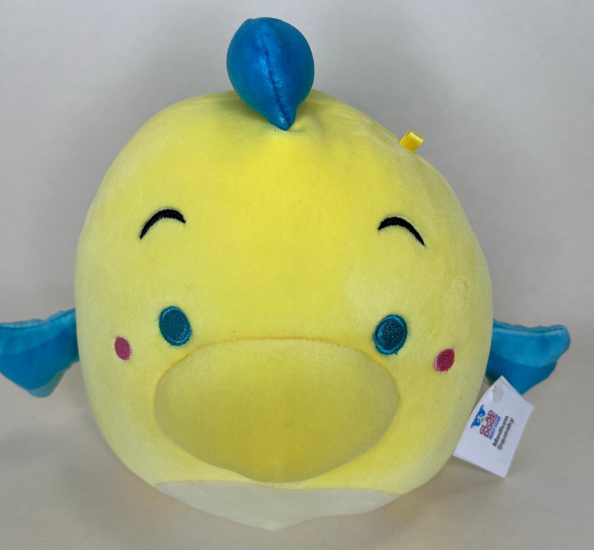 BOGO! Medium Squishy Cuddlers Super Soft Plush Pet Toys: Squeak & NO Squeak