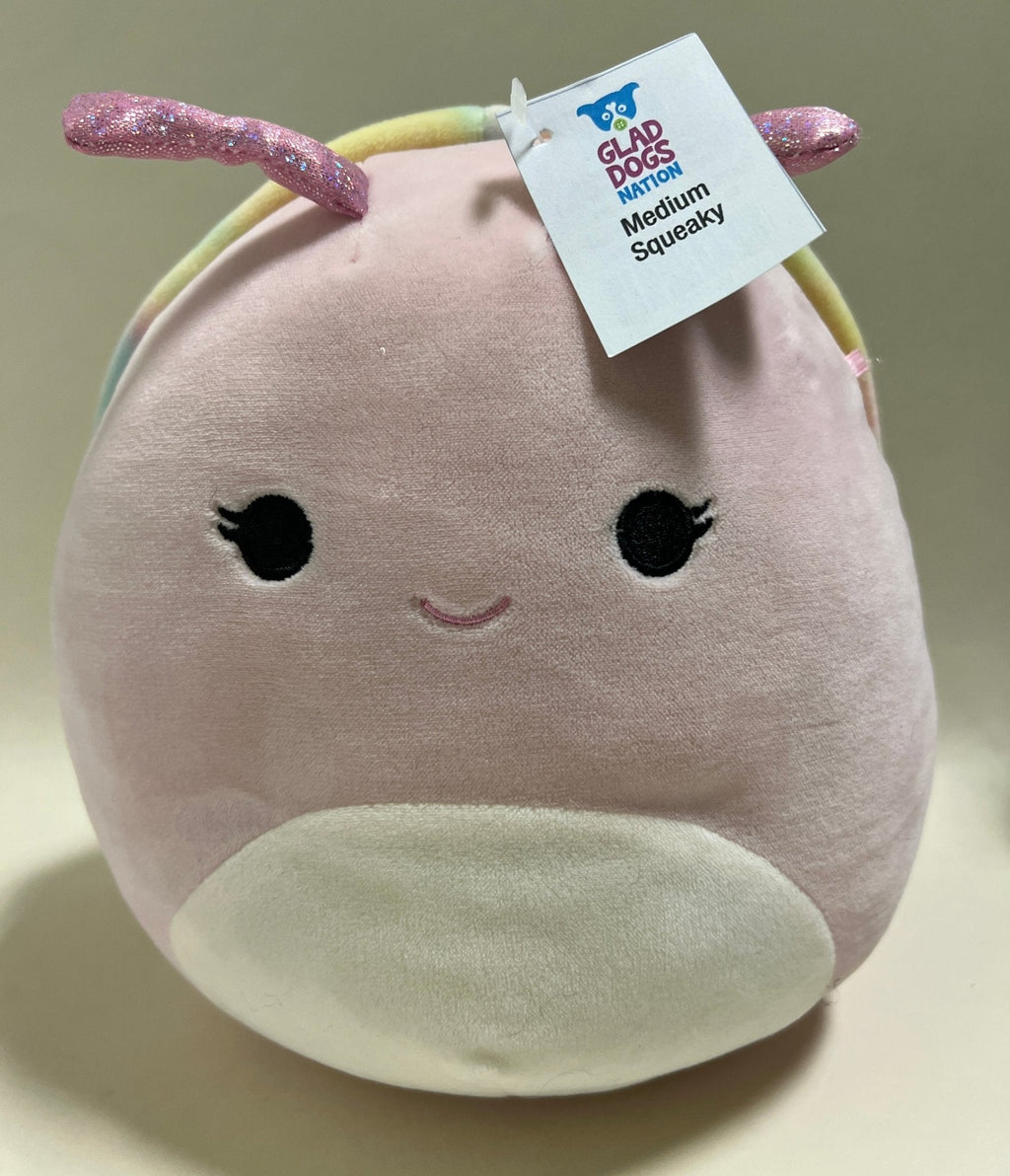 BOGO! Medium Squishy Cuddlers Super Soft Plush Pet Toys: Squeak & NO Squeak