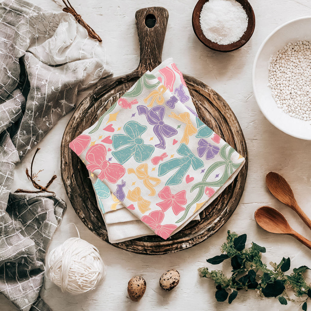 Bow Pastels Towel