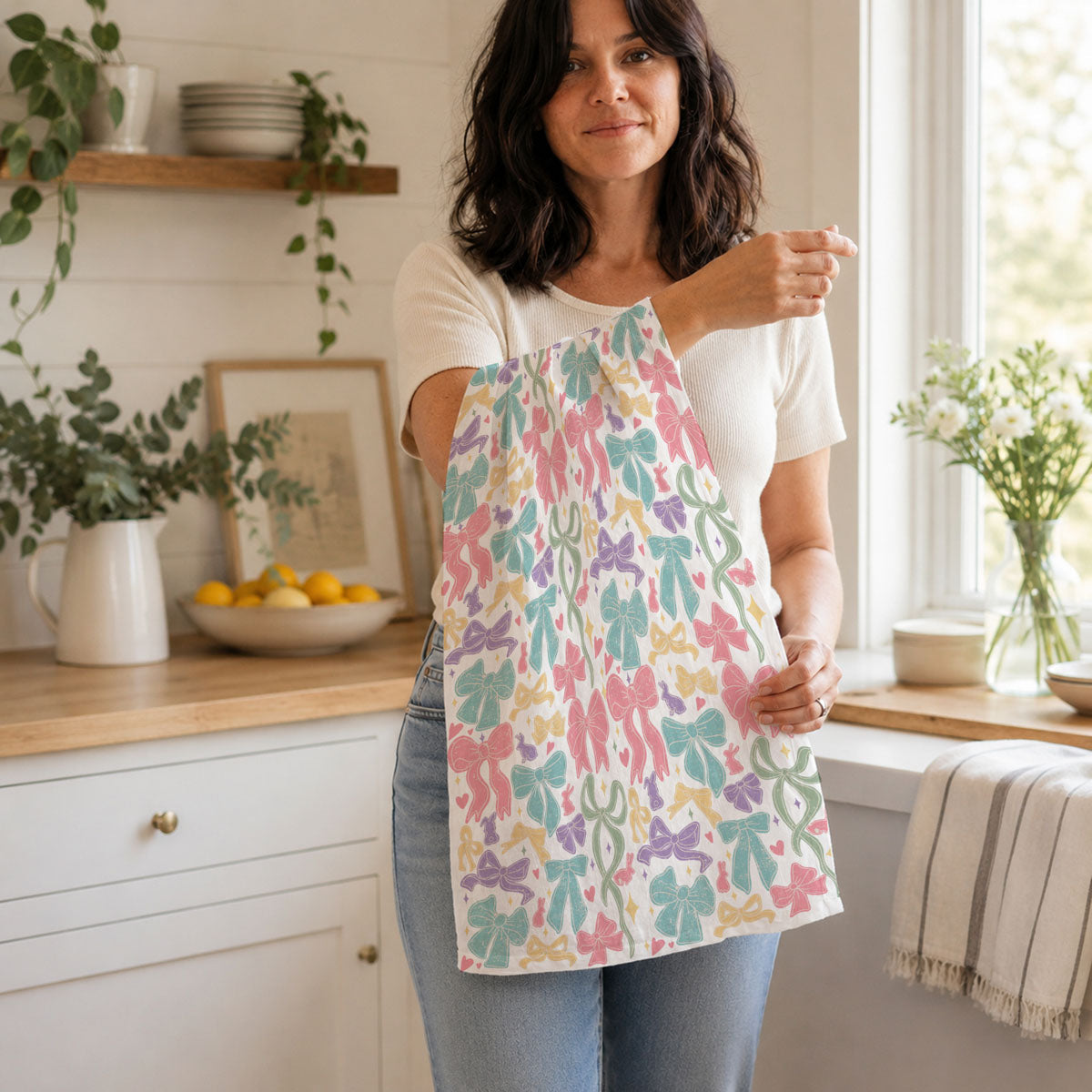 Bow Pastels Towel