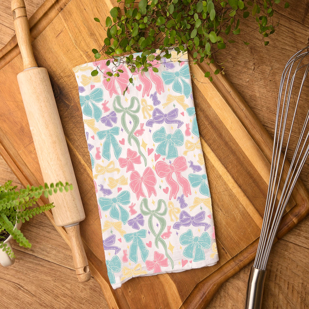 Bow Pastels Towel