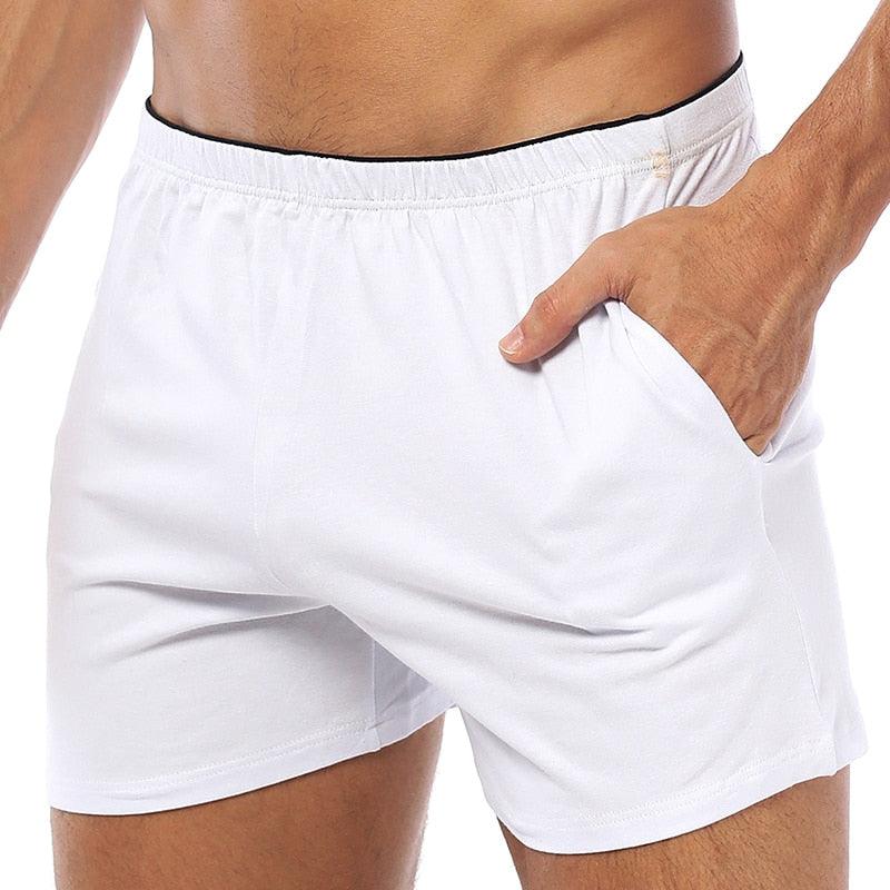 Boxer Cotton Sleep Men Swimming Briefs or Boxers Shorts with Pocket Mens Shorts Running Shorts Men Outdoor Sports Men's Gym Shorts Daily fitness shorts