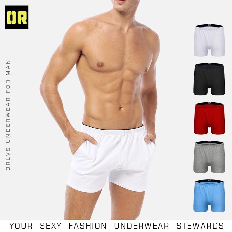 Boxer Cotton Sleep Men Swimming Briefs or Boxers Shorts with Pocket Mens Shorts Running Shorts Men Outdoor Sports Men's Gym Shorts Daily fitness shorts