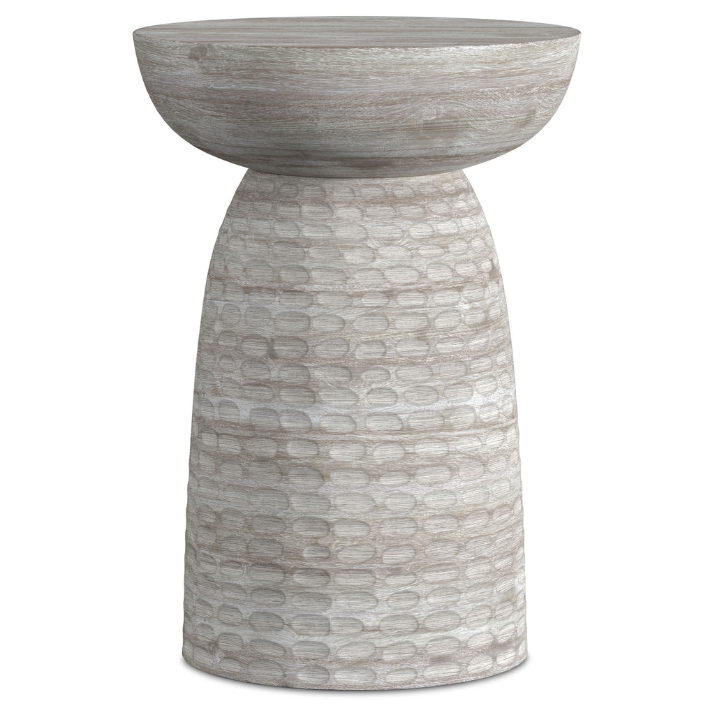 Boyd - Accent Table - White Wash - PhishStones Products