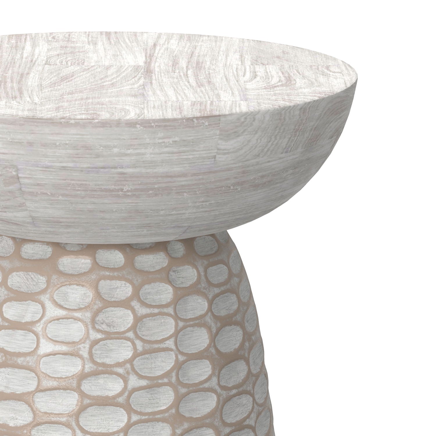 Boyd - Accent Table - White Wash - PhishStones Products