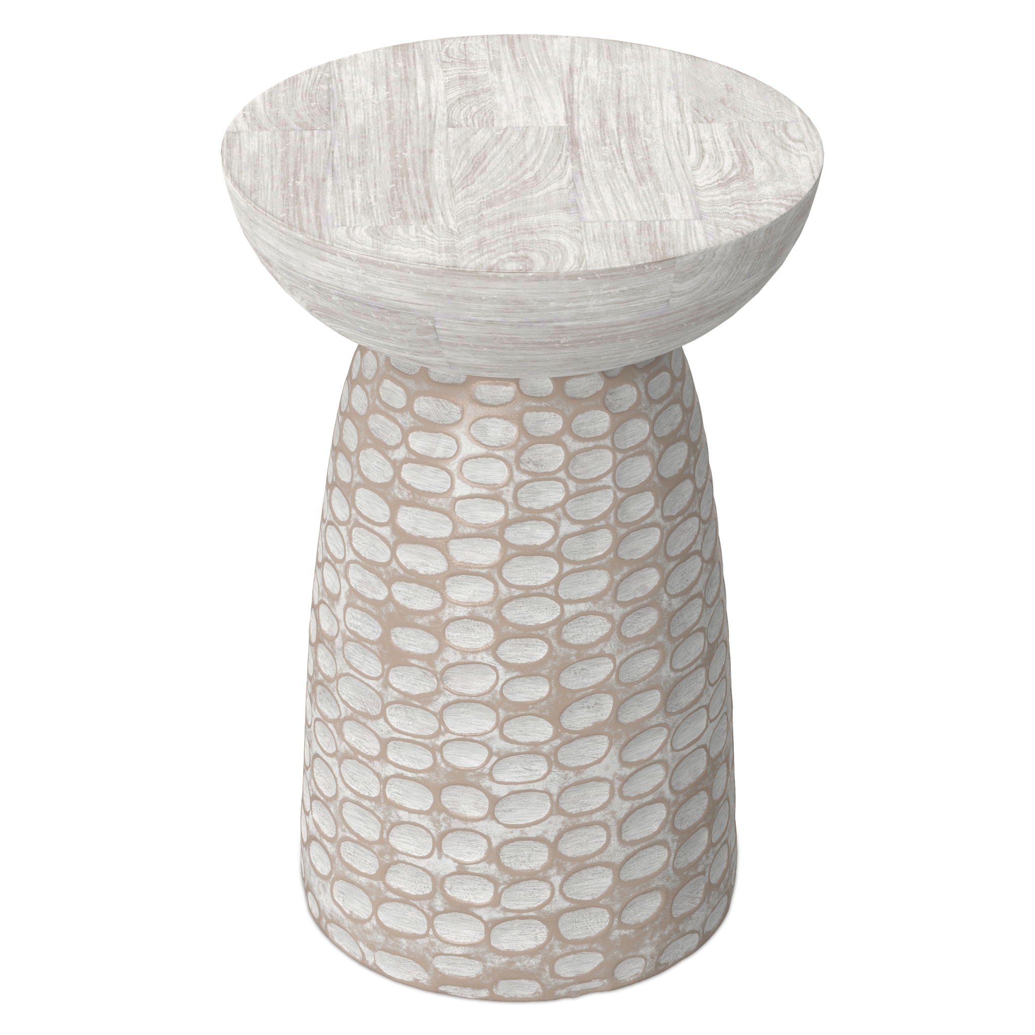 Boyd - Accent Table - White Wash - PhishStones Products