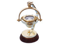 Solid Brass Hanging Compass 8""
