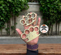 Brass Knuckle Set - Hand Engraved Knuckles - PhishStones Products