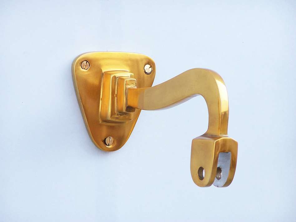Brass Plated Hanging Ship's Bell 11""