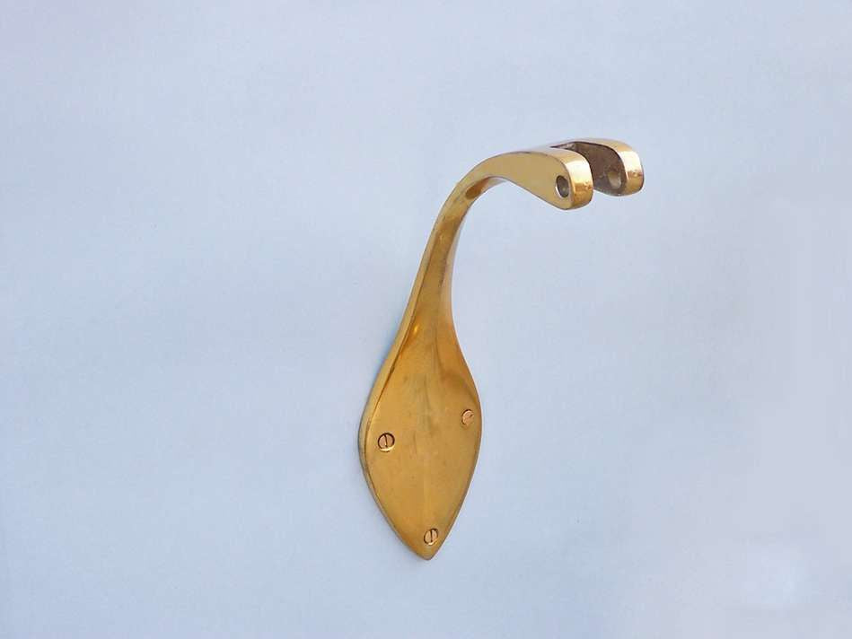 Brass Plated Hanging Harbor Bell 7""